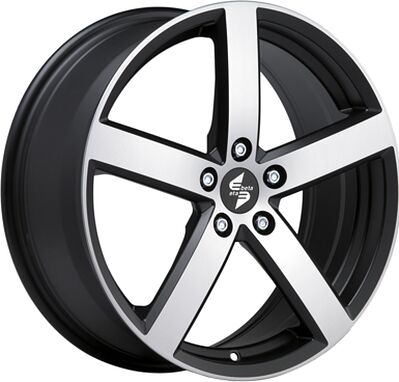 Eta Beta Eros 7x17 5x112 ET 43 Dia 57 Black Matt Polish