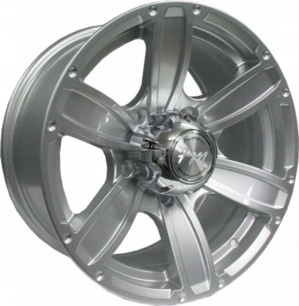 FM Wheels 1383 8x15 5x139.7 ET 10 Dia 110 silver