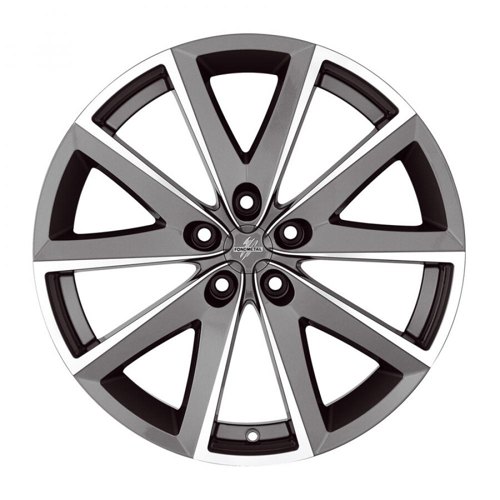 Fondmetal 7600 7.5x17 5x114.3 ET 35 Dia 67.2 Glossy Titanium