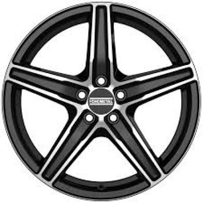 Fondmetal 8100 7x17 5x112 ET 35 Dia 75 Glossy Black Machined