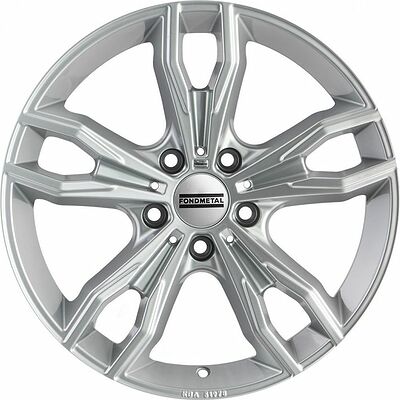 Fondmetal Alke 8x18 5x112 ET 30 Dia 66.5 Glossy Silver