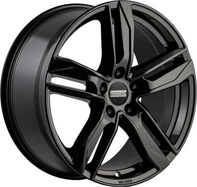 Fondmetal Hexis 8x18 5x112 ET 29 Dia 66.5 Black Glossy
