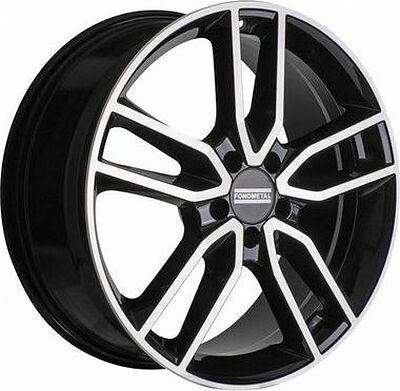 Fondmetal Koros 8x18 5x112 ET 48 Dia 66.5 Gloss Black Machined