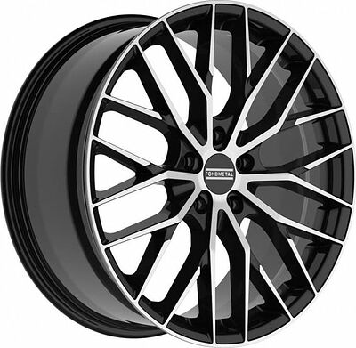 Fondmetal Makhai 9x21 5x112 ET 33 Dia 66.5 Glossy Black Machined