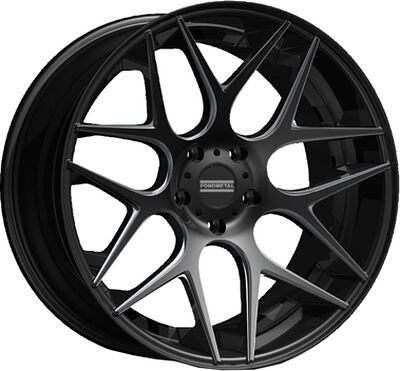 Fondmetal STCMS 8.5x20 5x108 ET 45 Dia 75 Matt Black Milled
