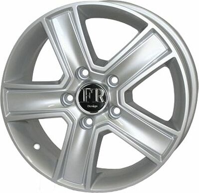 FR Replica BK473 6.5x16 5x118 ET 60 Dia 71.1 Silver