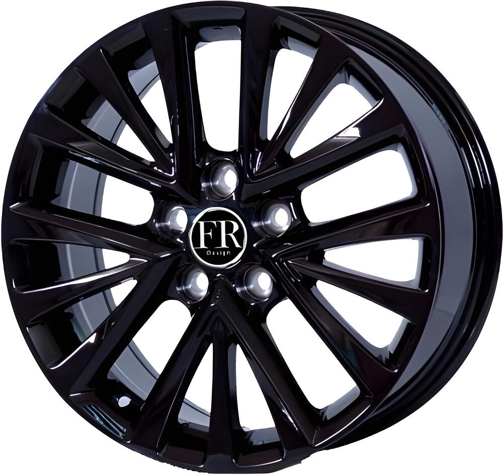 FR Replica TY721 7x17 5x114.3 ET 45 Dia 60.1 Black