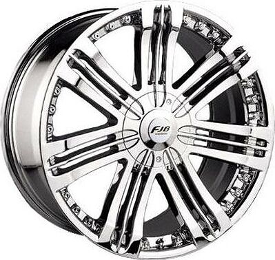 Futek F-323 7x17 5x114.3 ET 48 Dia 73.2 Chrome