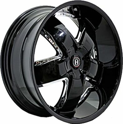 Harp Y-18 9.5x20 6x139.7 ET 15 Dia 108.1 Gloss black with chrome accents