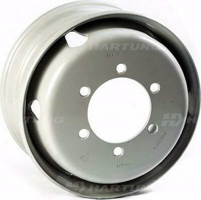Hartung 506 6.75x17.5 6x205 ET 130 Dia 161 Silver