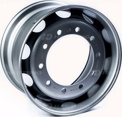 Hartung 9911-40 11.75x22.5 10x335 ET 135 Dia 281 silver