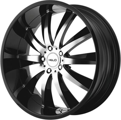 Helo HE851 10x22 5x112 ET 40 Dia 72.62 Black/Machined