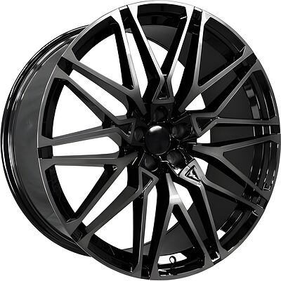 Hengder 5063 10x22 5x112 ET 35 Dia 66 MB + Black coating
