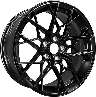 Hengder F5152 7.5x17 5x114.3 ET 38 Dia 73.1 Matt Black
