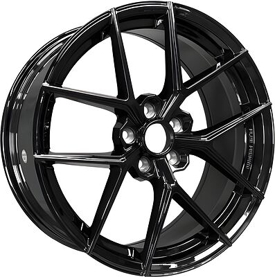 Hengder F5153 7x17 5x108 ET 38 Dia 73 Glossy Black