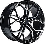 Inch FA8534 8.5x20 5x120 ET 30 Dia 66.1 Gloss Black Machined Face