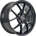 Inch FA8538 7x17 4x100 ET 43 Dia 60.1 Gloss Black Machined Face