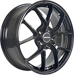Inch FA8538 7x17 4x100 ET 43 Dia 60.1 Gloss Black Machined Face