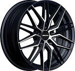 Inch FA8539 7x17 5x112 ET 45 Dia 57.1 Gloss Black Machined Face