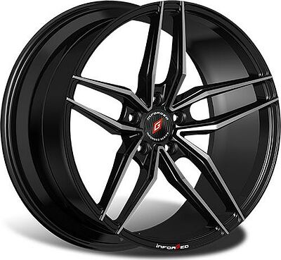 Inforged IFG37 8x18 5x114.3 ET 45 Dia 67.1 Black Machined