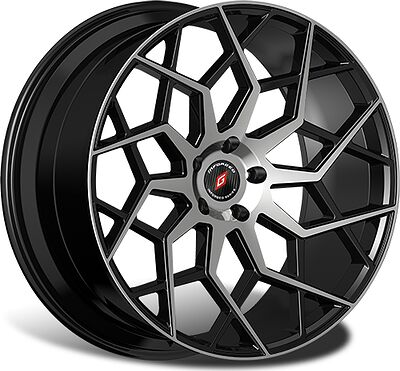 Inforged IFG42 8.5x19 5x112 ET 28 Dia 66.6 Black Machined