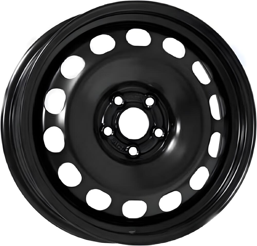 KFZ 6664 6x16 5x100 ET 35 Dia 57.1 Black