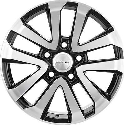 Khomen Wheels KHW1203 (LC200) 8.5x20 5x150 ET 58 Dia 110.1 Black-FP