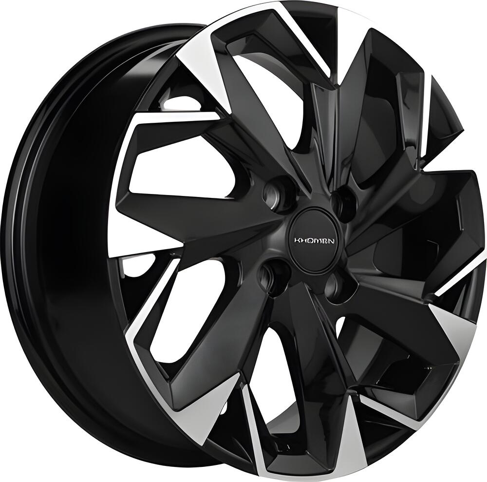 Khomen Wheels KHW1402 5.5x14 4x98 ET 35 Dia 58.5 BLACK-FP