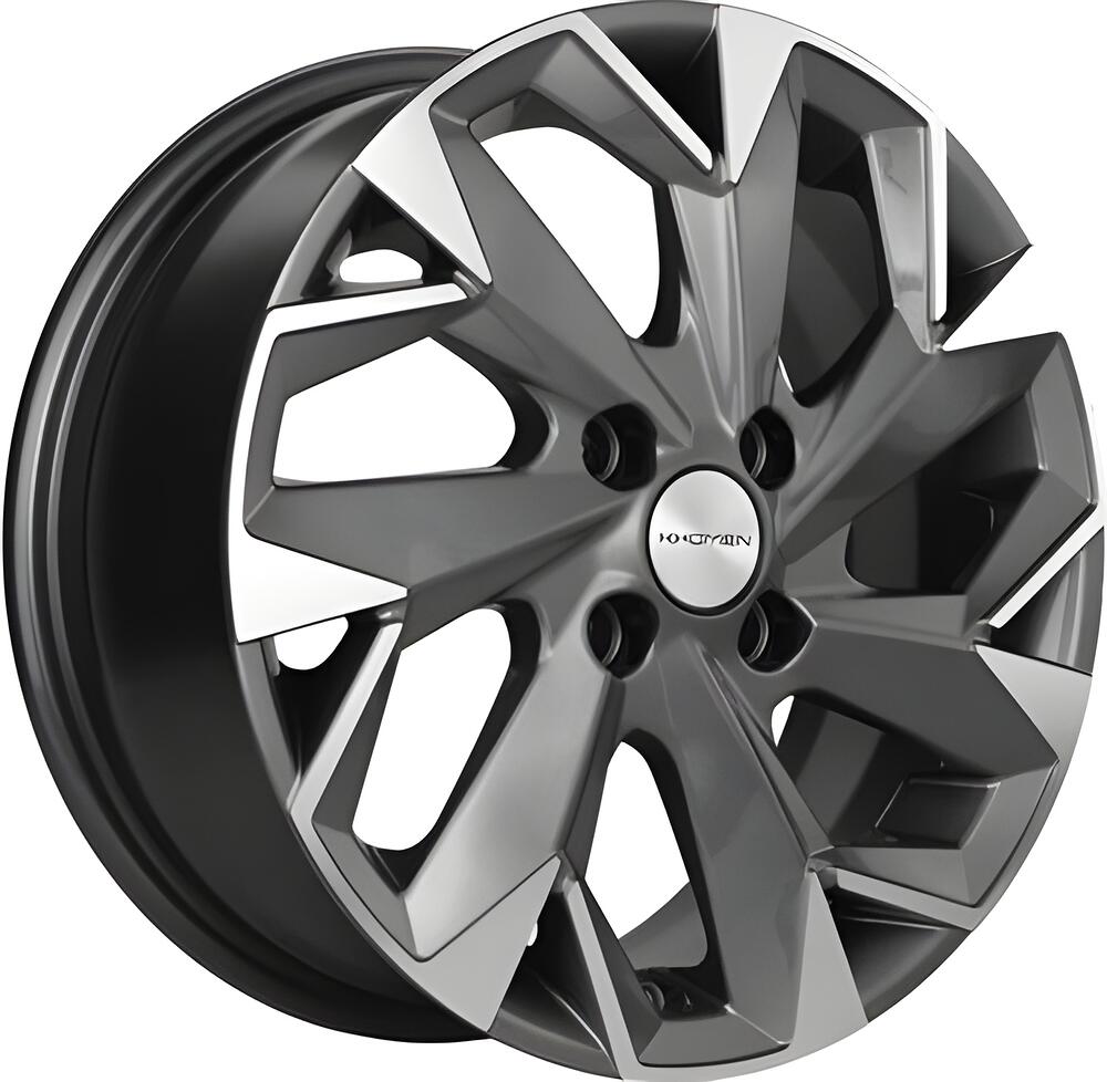 Khomen Wheels KHW1402 5.5x14 4x98 ET 35 Dia 58.5 Gray-FP