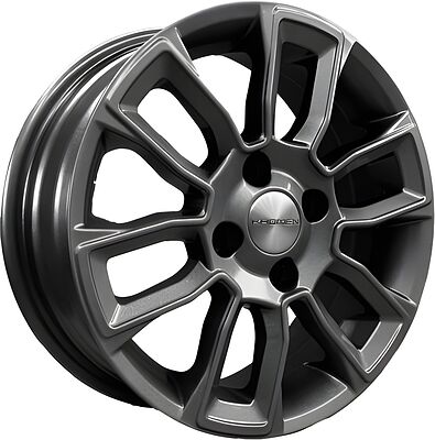 Khomen Wheels KHW1406 (Lada Granta) 5.5x14 4x98 ET 35 Dia 58.5 Gray