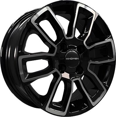 Khomen Wheels KHW1406 (Solaris/Logan/Rio) 5.5x14 4x100 ET 43 Dia 67.1 Black-FP