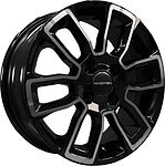Khomen Wheels KHW1406 (Toyota Corolla) 5.5x14 4x100 ET 43 Dia 60.1 Black-FP