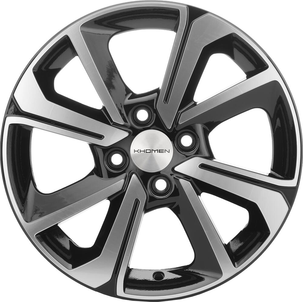 Khomen Wheels KHW1501 6x15 4x100 ET 37 Dia 60.1 GRAY