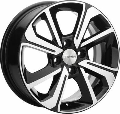 Khomen Wheels KHW1501 (Lada Granta) 6x15 4x98 ET 36 Dia 58.6 Black-FP