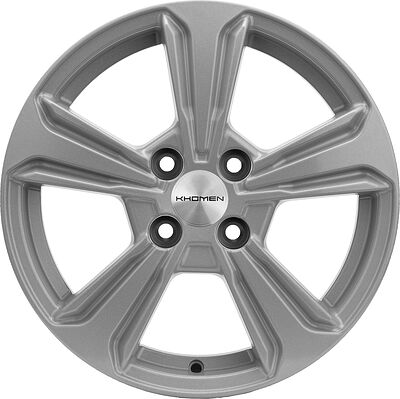 Khomen Wheels KHW1502 6x15 4x100 ET 45 Dia 54.1 F-SILVER
