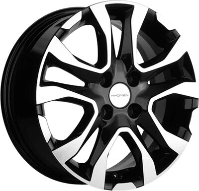 Khomen Wheels KHW1503 (Nexia) 6x15 4x100 ET 45 Dia 56.6 Black-FP