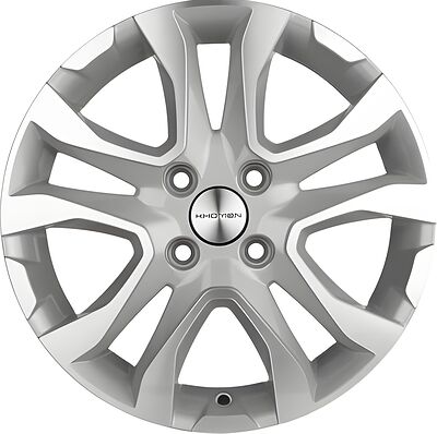 Khomen Wheels KHW1503 Rio/Solaris 6x15 4x100 ET 46 Dia 54.1 F-Silver-FP
