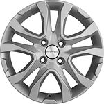 Khomen Wheels KHW1503 (Vesta) 6x15 4x100 ET 50 Dia 60.1 F-Silver Khomen Wheels KHW1503 (Vesta) 6x15 4x100 ET 50 Dia 60.1 F-Silver
