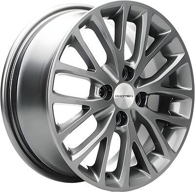 Khomen Wheels KHW1507 (Rapid/Fabia) 6x15 5x100 ET 38 Dia 57.1 Gray-FP