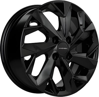 Khomen Wheels KHW1508 (Cobalt) 6x15 4x100 ET 39 Dia 56.6 Black