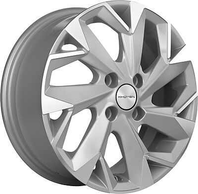 Khomen Wheels KHW1508 (Nexia) 6x15 4x100 ET 45 Dia 56.6 F-Silver-FP