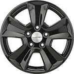 Khomen Wheels KHW1601 (DFM 580) 6.5x16 5x110 ET 45 Dia 67.1 Black