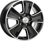 Khomen Wheels KHW1601 (Huyndai/Kia) 6.5x16 5x114.3 ET 43 Dia 67.1 Black-FP Khomen Wheels KHW1601 (Huyndai/Kia) 6.5x16 5x114.3 ET 43 Dia 67.1 Black-FP
