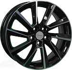 Khomen Wheels KHW1604 (Yaris) 6x16 5x100 ET 45 Dia 54.1 Black-FP