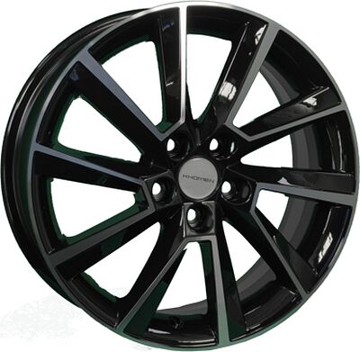 Khomen Wheels KHW1604 (Yaris) 6x16 5x100 ET 45 Dia 54.1 Black-FP