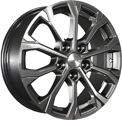 Khomen Wheels KHW1605 (Changan CS35 Plus) 6.5x16 5x110 ET 46 Dia 63.3 Gray-FP