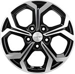 Khomen Wheels KHW1606 (Ceed/Elantra) 6.5x16 5x114.3 ET 50 Dia 67.1 Black-FP