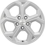 Khomen Wheels KHW1606 (Kaptur) 6.5x16 5x114.3 ET 50 Dia 66.1 F-Silver Khomen Wheels KHW1606 (Kaptur) 6.5x16 5x114.3 ET 50 Dia 66.1 F-Silver
