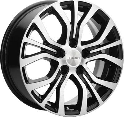 Khomen Wheels KHW1608 (Evolute I-Van) 6.5x16 5x110 ET 40 Dia 67.1 Black-FP