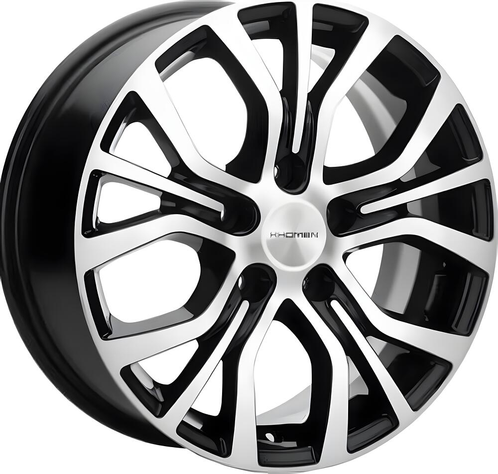 Khomen Wheels KHW1608 (Multivan) 6.5x16 5x120 ET 38 Dia 65.1 Black-FP
